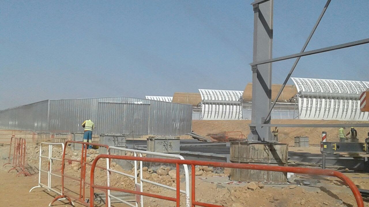 METAL STRUCTURES SUPPORTING CSP PANELS - NOOR OUARZAZATE