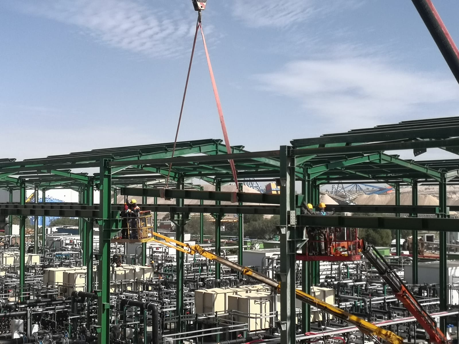 STEEL INFRASTRUCTURE - GRANULATION OCP JORF LASFAR