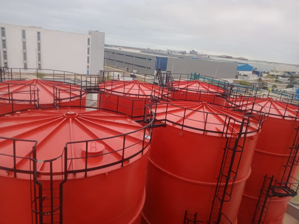 Manufacturing and installation of steel silos - Lafarge Holcim Aït Baha
