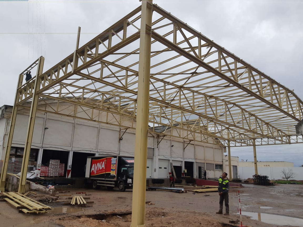 Manufacturing and Installation of a steel structure - SCE
